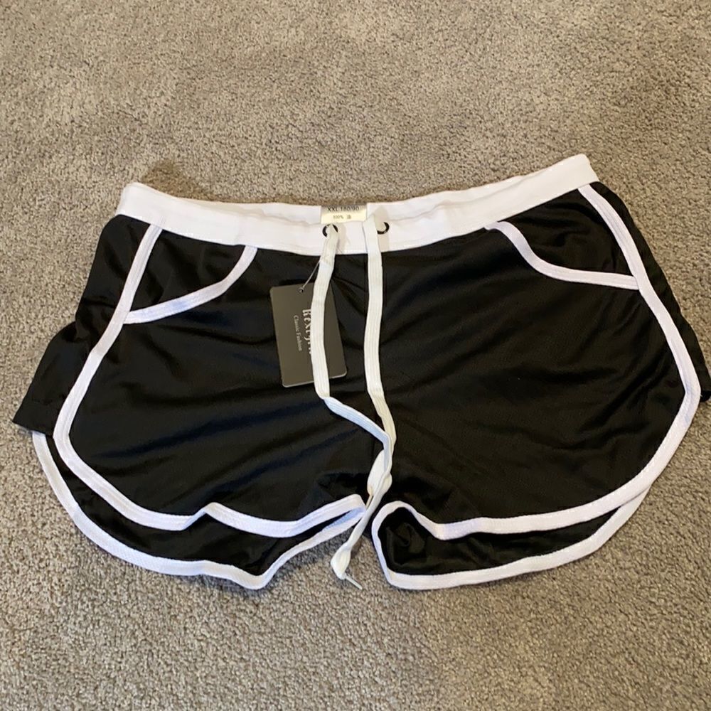 Women’s Black Drawstring Shorts With Pockets Xxl Nwt *Read